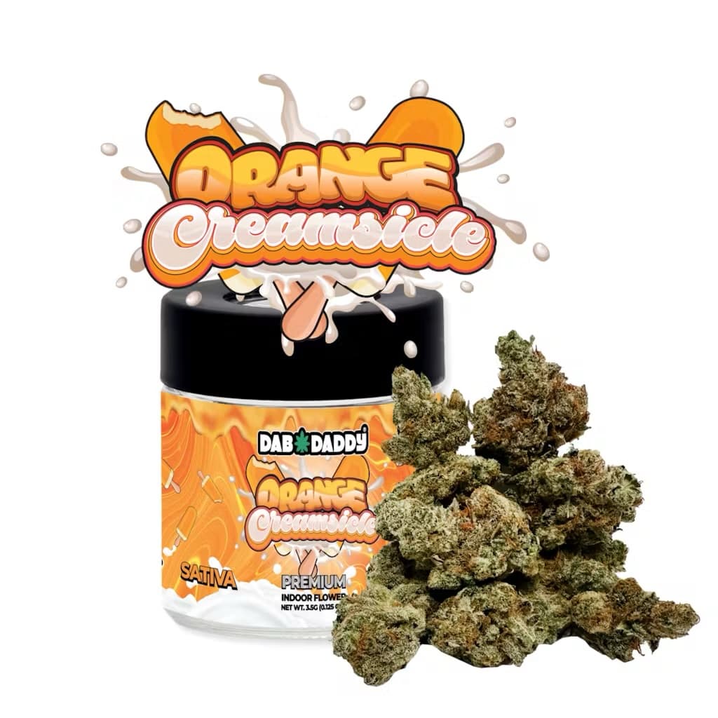 Orange Creamsicle Flower Dab Daddy® 3.5g Premium Indoor Flower