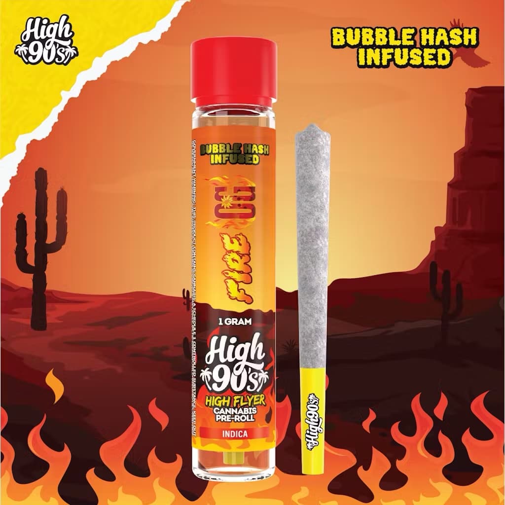 Fire OG 1g High Flyer Bubble Hash Infused Pre-Roll